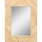 Homeroots 40" Light Brown Wood Accent Mirror 632798 - alternate 1