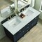 James Martin Vanities Lorelai 60'' D Vanity, Black Onyx w/ Ethereal Noctis Silestone Top w/FreePower Wireless Charger 424-V60D-BKO-FENC - alternate 7
