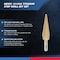 Neiko Titanium Step Bits, Unibit Set, 28 Sizes, Standard (SAE) Step Drill Bit Set, Step Bits for Metal 10193A - alternate 6