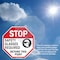 Signmission Stop Safety Glasses Required Beyond, 6 inch X 6 inch, Plastic Sign, 2PK OC-P-2PACK-6-308 - alternate 7
