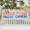 Signmission Drive Thru Now Open, 24 Inch x 72 Inch, Vinyl Banner B-72-30549 - alternate 4