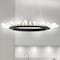 Jonathan Y Elsa 24" Adjustable Integrated LED Modern Crystal Pendant, Black/Clear JYL7212A - alternate 15