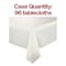 Smarty Had A Party 54 x 108 Ivory Rectangular Disposable Plastic Tablecloths 96 Tablecloths, 96PK 813270-IV-CASE - alternate 8