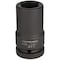 Performance Tool 1 in. Dr. 1-1/8 in. Deep Impact Socket, Chrome Moly, Black Phosphate M747-16 - alternate 1