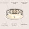 Jonathan Y Aria 3-Light 15.5" Metal LED Flush Mount, Oil Rubbed Bronze JYL3503C - alternate 12