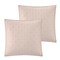 Homeroots Blush King Polyester 180 Thread Count Washable Duvet Cover Set 529022 - alternate 9
