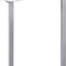 Homeroots 48" White and Silver Writing Desk With Two Drawers 333484 - alternate 5
