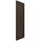 Ekena Millwork True Fit PVC Center Circle Arts & Crafts Fixed Mount Shutters, Raisin Brown, 18W x 44H, PR TFP001AC18X044TB - alternate 14