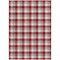 Homeroots 9' X 12' Red Gray And Beige Plaid Washable Indoor Outdoor Area Rug 601432 - alternate 9