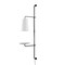Jonathan Y Andre 11.5" 1-Light Contemporary Industrial Iron Plug-In w/Adjustable White Marble Table LED Sconce,  JYL1304A - alternate 12