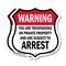Signmission No Trespassing Shield Sign Warning You A, 12 inch X 12 inch, Aluminum Metal Sign, 2PK SHI-A-2PACK-12-423 - alternate 1