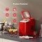 Galanz 2.3 Quart Countertop Ice Maker with Removable Basket and Scoop in Hot Rod Red GLCI26RDR3A - alternate 6