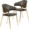 Leisuremod Bella Collection Modern Dining Chair in Charcoal, 2PK BC21CH2 - alternate 1