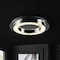 Jonathan Y Cristal 18" Integrated Iron/Crystal Glam LED Flush Mount, Chrome/Clear JYL7216A - alternate 8