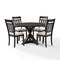 Crosley Hayden 5-Piece Round Dining Table Set For 4 KF13027SL - alternate 10