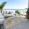 Homeroots 3' X 5' Beige And Brown Abstract Washable Indoor Outdoor Area Rug 605530 - alternate 8