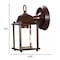 Homeroots Dark Brown Hanging Glass Lantern Wall Light 398557 - alternate 6