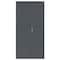 Sandusky Lee Wardrobe Storage Cabinet, 72 in H, 36 in W, 24 in D, Swing, Keyed, Dark Gray, 1 Shelves, 0 Drawers CAW1362472-02 - alternate 8