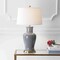 Jonathan Y Julian 29" Traditional Classic Ceramic Urn LED Table Lamp, Gray JYL4026C - alternate 7