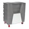 Myton Industries Security Transfer Truck, 34 cubic ft., GRY, Caster Dia.: 6" VFC-4829H6SP GRY - alternate 2