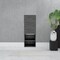 Homeroots 12" Smoky Black Wood Floating Single Door Bathroom Vanity And Medicine Cabinet 543606 - alternate 5
