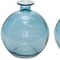 Homeroots Set of Two Blue Glass Round Table Vase, 2PK 516227 - alternate 5