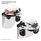 Klein Tools Class E Type-2 Hard Hat, Non-Vented Full Brim Style with Strap, High Visibility Orange 60930T2 - alternate 10