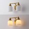 Jonathan Y Lydia 14" 2-Light Farmhouse Cottage Metal LED Vanity Light with Frosted Glass Shades, Brass Gold JYL7550B - alternate 10
