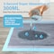 Scratchme FluffyDream Ultra Charcoal Dog Training Pads with Leak-Proof Quick-Dry Urine Odor Design for Potty PTPUPYPAD100MSCS - alternate 7