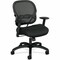 Hon Wave Chair - Black Seat Color - Fabric Seat Material - Black Back Color - Reinforced Resin, Mesh VL712MM10 - alternate 2