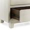 Homeroots 27" Distressed Sand Two Drawer Solid Wood Nightstand 549967 - alternate 10