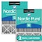 Nordic Pure 20x25x5 Plus Carbon Pleated Air Filter, High Capacity, MERV 14, 2 PK 20x25x5HM14+C-2 - alternate 1