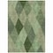 Homeroots 5' X 8' Green Mint Green And Sage Argyle Washable Indoor Outdoor Area Rug 613688 - alternate 9