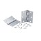 Global Door Controls 3.5 in. x 3.5 in. Brushed Chrome Full Mortise Residential Squared Hinge with Removable Pin, 2PK CP3535-US26D-2 - alternate 5