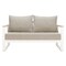 Homeroots 56" Taupe Polypropylene Sofa 667654 - alternate 6
