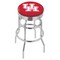 Holland Bar Stool Co 25" Chrome 2-Ring Houston Swivel Bar Stool, Accent Ring L7C3C25Houston - alternate 1