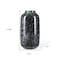 Homeroots 15" Black Mottled Cylinder Glass Table Vase 608285 - alternate 4