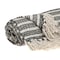 Homeroots Black and Beige Striped Woven Handloom Throw Blanket 476219 - alternate 7