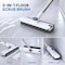 Dsv Standard 3 in 1 Floor Scrub Brush, Adjustable Long Handle 54", 360 Rotating Head, Stiff Bristles, White 70704W - alternate 7