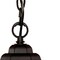 Homeroots Antique Black Textured Glass Lantern Hanging Light 399189 - alternate 5