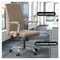 Leisuremod Evander Faux Leather Swivel Office Chair, Aluminum Frame, Tilt Control EO20LGRL - alternate 9