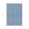 Homeroots 3' X 5' Denim Blue Black And Ivory Geometric Washable Indoor Outdoor Area Rug 596722 - alternate 9