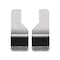 Putco Mud Flaps, Direct Fit; Set Of 2; Flat; Without Logo; Polished; Stainless Steel; Bolt On Mount; With 78310 - alternate 1