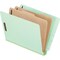 Pendaflex FOLDER, CLSF, ET, 2DIV, LTR, LGN, 10PK 23224 - alternate 1