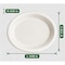 Eco-Rootz 9 Inch Molded Fiber Round Heavy Weight Plate, 500PK ER-P013-BPI - alternate 4