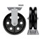Hyw Products Heavy Duty Caster 8in V-Groove Wheel, Rigid 40-80R-A1-VG - alternate 4