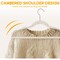 Simple Deluxe HealSmart Velvet Hangers, Space Saving Clothes Hangers for Closet, White, 50PK HKHANGVELVET50WHT - alternate 9