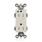 Leviton Straight Blade Receptacle, 5-15R, 15 A, 125V AC, Surface Mount, Self-Grounded MT162-ILT - alternate 1