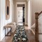 World Rug Gallery Garden Floral Runner Rug 2 ft 3 in x 12 ft Black WR147BLACK27X12 - alternate 1