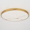 Vaxcel Aurelia 16-in Brushed Gold Contemporary Round LED Flush Mount Ceiling Light Alabaster Shade C0357 - alternate 8